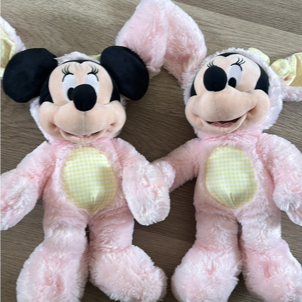Disney Pink Plush Bunny Costume Toy 2 of them